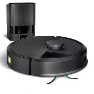 lRobot Roomba 105 Vac Robot Vacuum with AutoEmpty Dock - Self-Empties for 75 Days, Easy to use, Intense Power-Lifting Suction, LiDAR Navigation, Multi-Surface Cleaning, Cleans in Neat Rows