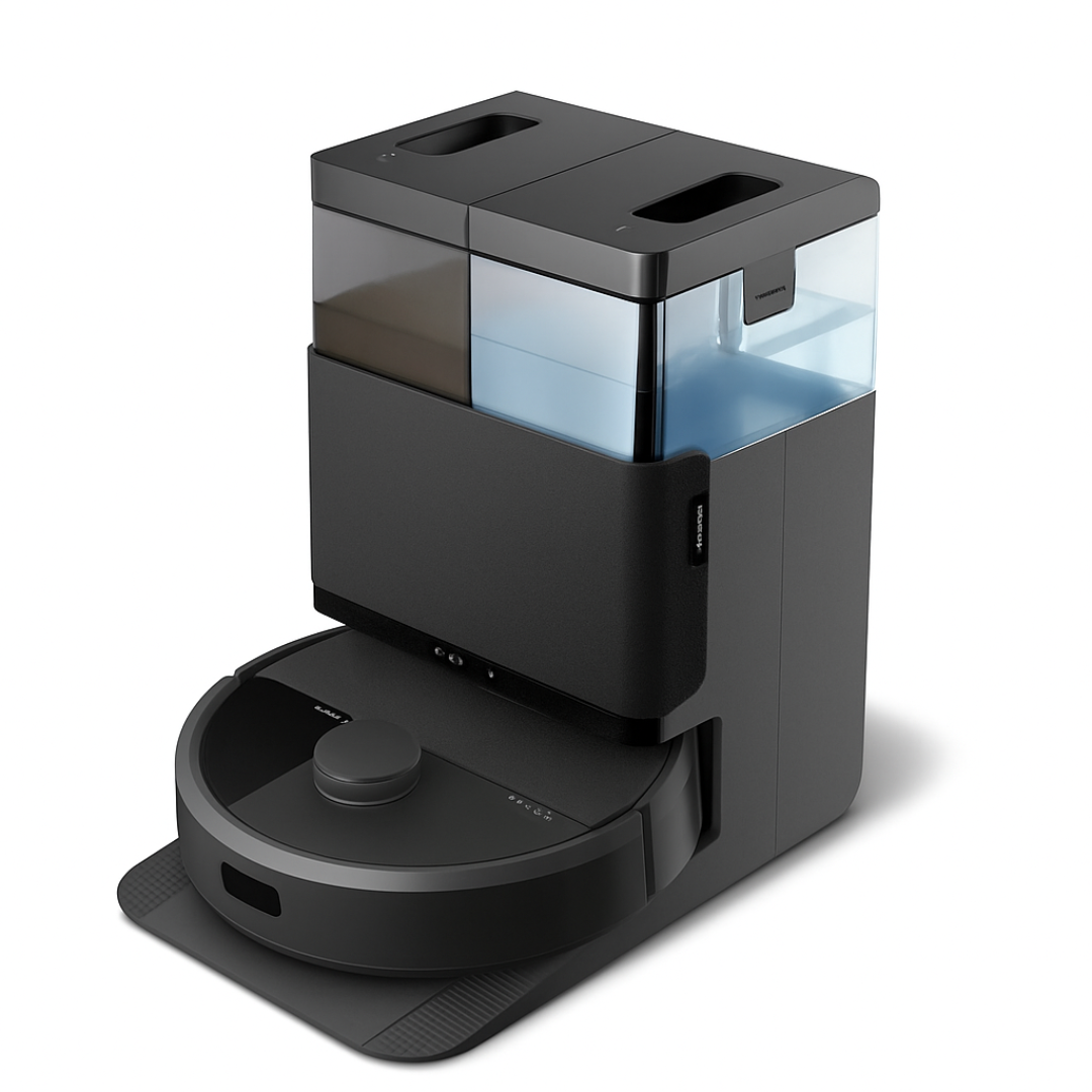 lRobot Roomba Plus 405 (G185) Combo Robot Vacuum & Mop with AutoWash Dock - Spinning Mop Pads, Self-Empties, Pad Washing & Drying, Self-Cleaning, Pad-Lift, LiDAR Navigation